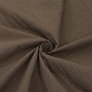 Cotton fabric WASHED taupe