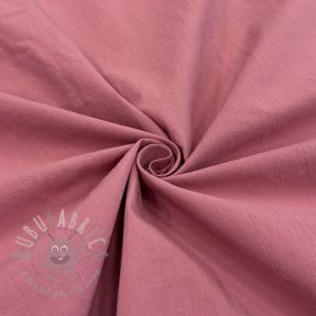 Cotton fabric WASHED dark blush