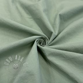 Cotton fabric WASHED old green
