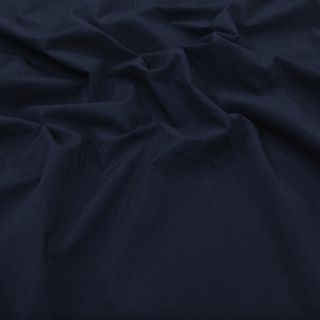 Cotton fabric WASHED navy