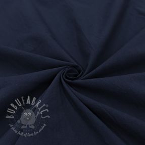 Cotton fabric WASHED navy