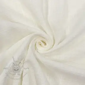 Cotton fabric SLUB WASHED off white