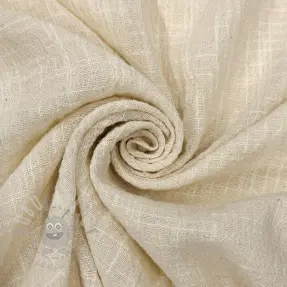 Cotton fabric SLUB WASHED SIMPLY NATURAL