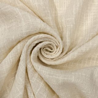 Cotton fabric SLUB WASHED SIMPLY NATURAL