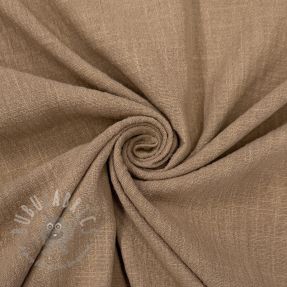 Cotton fabric SLUB WASHED sand