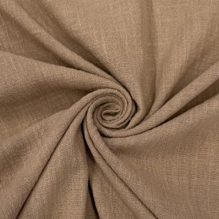 Cotton fabric SLUB WASHED sand