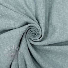 Cotton fabric SLUB WASHED blue