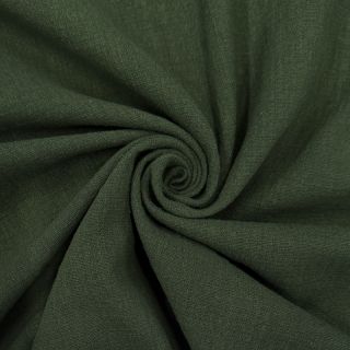 Cotton fabric SLUB WASHED army green