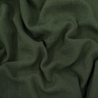 Cotton fabric SLUB WASHED army green