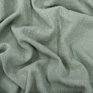 Cotton fabric SLUB WASHED old green