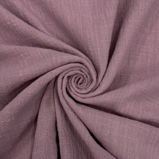 Cotton fabric SLUB WASHED lavender