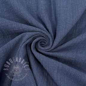 Cotton fabric SLUB WASHED jeans