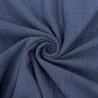 Cotton fabric SLUB WASHED jeans