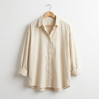 Cotton fabric WASHED beige