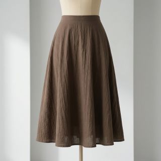 Cotton fabric WASHED taupe