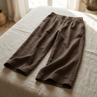 Cotton fabric WASHED taupe