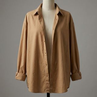 Cotton fabric WASHED cinnamon