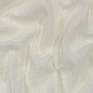 Cotton fabric SLUB WASHED ecru