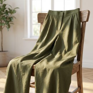 Cotton fabric WASHED pickle