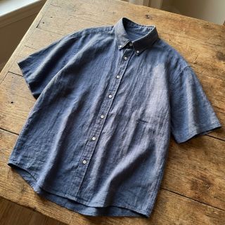 Cotton fabric SLUB WASHED jeans