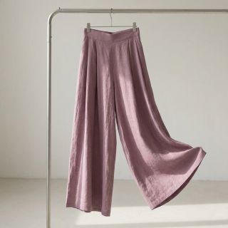 Cotton fabric SLUB WASHED lavender