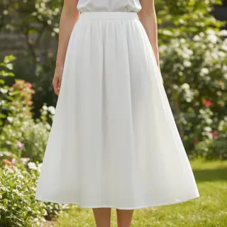 Cotton fabric SLUB WASHED ecru