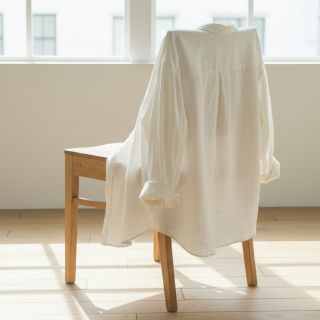 Cotton fabric SLUB WASHED ecru