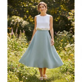 Cotton fabric SLUB WASHED blue