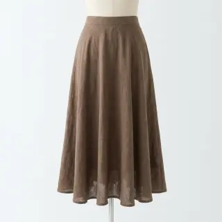 Cotton fabric SLUB WASHED taupe