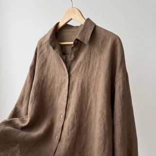 Cotton fabric SLUB WASHED taupe