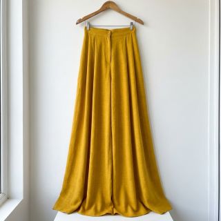 Cotton fabric SLUB WASHED ochre