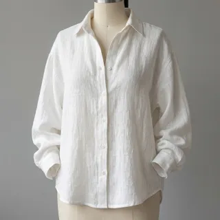 Cotton fabric SLUB WASHED off white
