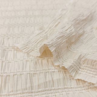 Viscose CHENILLE JACQUARD ecru