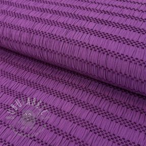 Viscose CHENILLE JACQUARD cerise