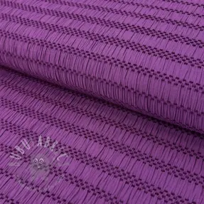 Viscose CHENILLE JACQUARD cerise