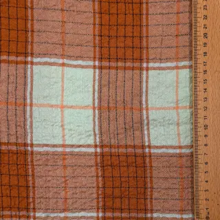 Viscose CRINKLE Check mint