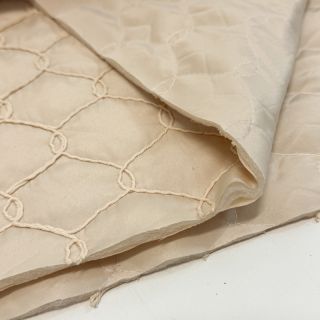 Stepped fabric Cord off white