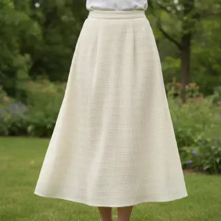 Viscose CHENILLE JACQUARD ecru