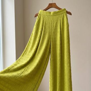 Viscose CHENILLE JACQUARD lime