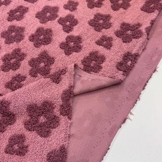 Terry Knitted flowers old pink