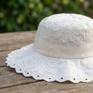 Cotton fabric EMBROIDERY Bellagio off white