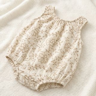 Cotton fabric VOILE EMBROIDERY Kiara off white