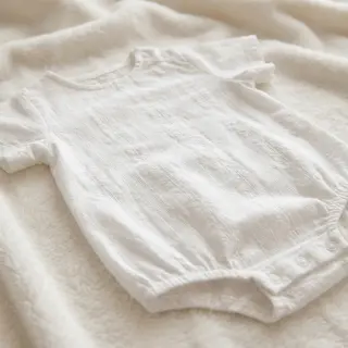 Cotton fabric DOBBY Stripe off white