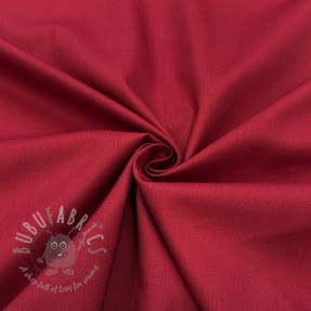 Cotton fabric with viscose wine red