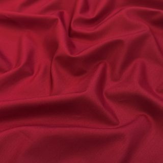 Cotton fabric with viscose wine red