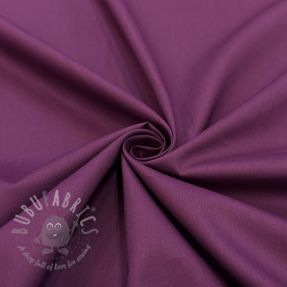 Cotton fabric with viscose aubergine