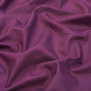 Cotton fabric with viscose aubergine