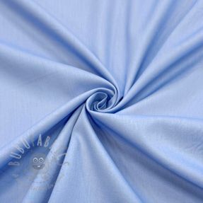 Cotton fabric with viscose baby blue