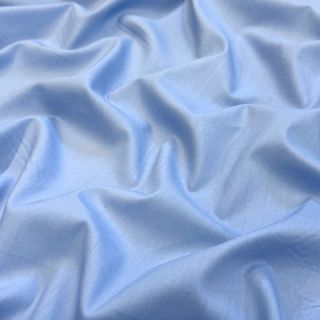 Cotton fabric with viscose baby blue