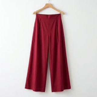 Cotton fabric with viscose wine red